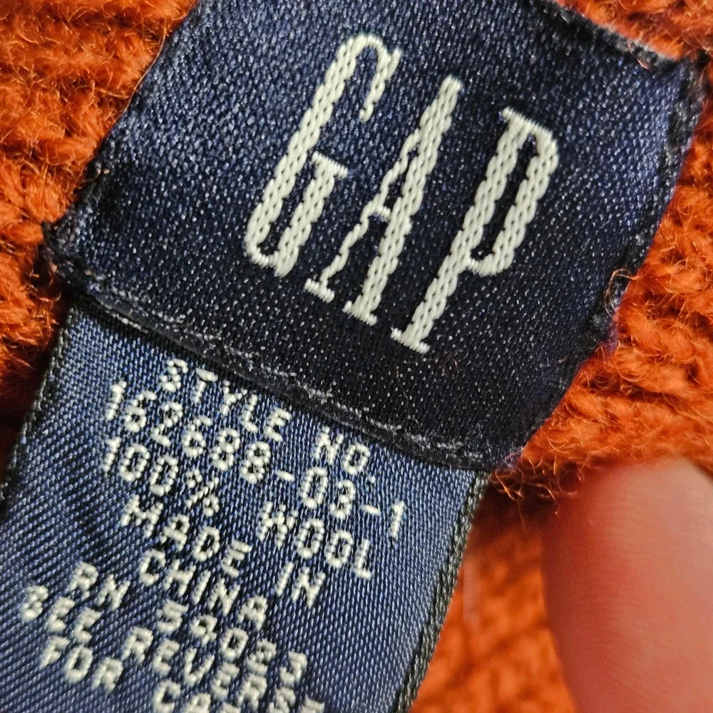 GAP Wool Striped Fringe Knit Scarf Winter Collegiate Ivy League Streetwear
